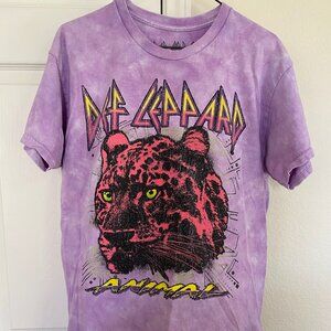 Def Leppard Acid Wash Band T-Shirt